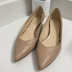 Nine West Evertono Nude with Snake Print size 5